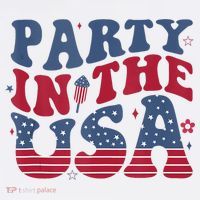 Party In Usa 4th Of July Flag American Women's Tank Top thumb 5
