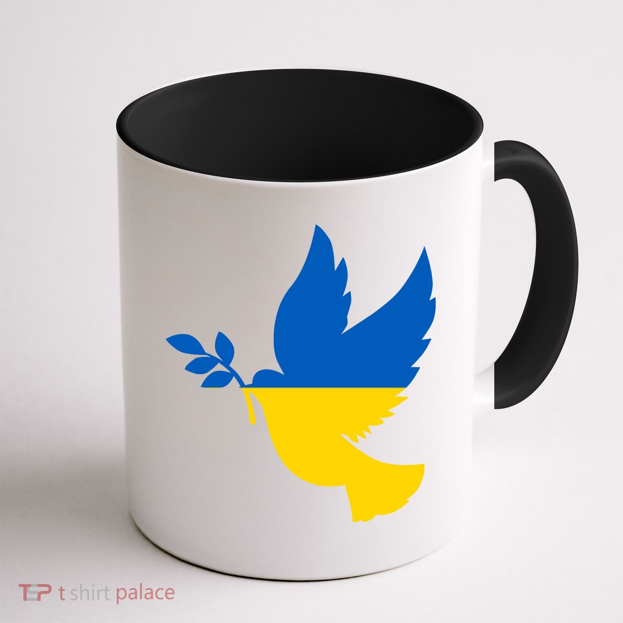 Peace In Ukraine Dove Coffee Mug
