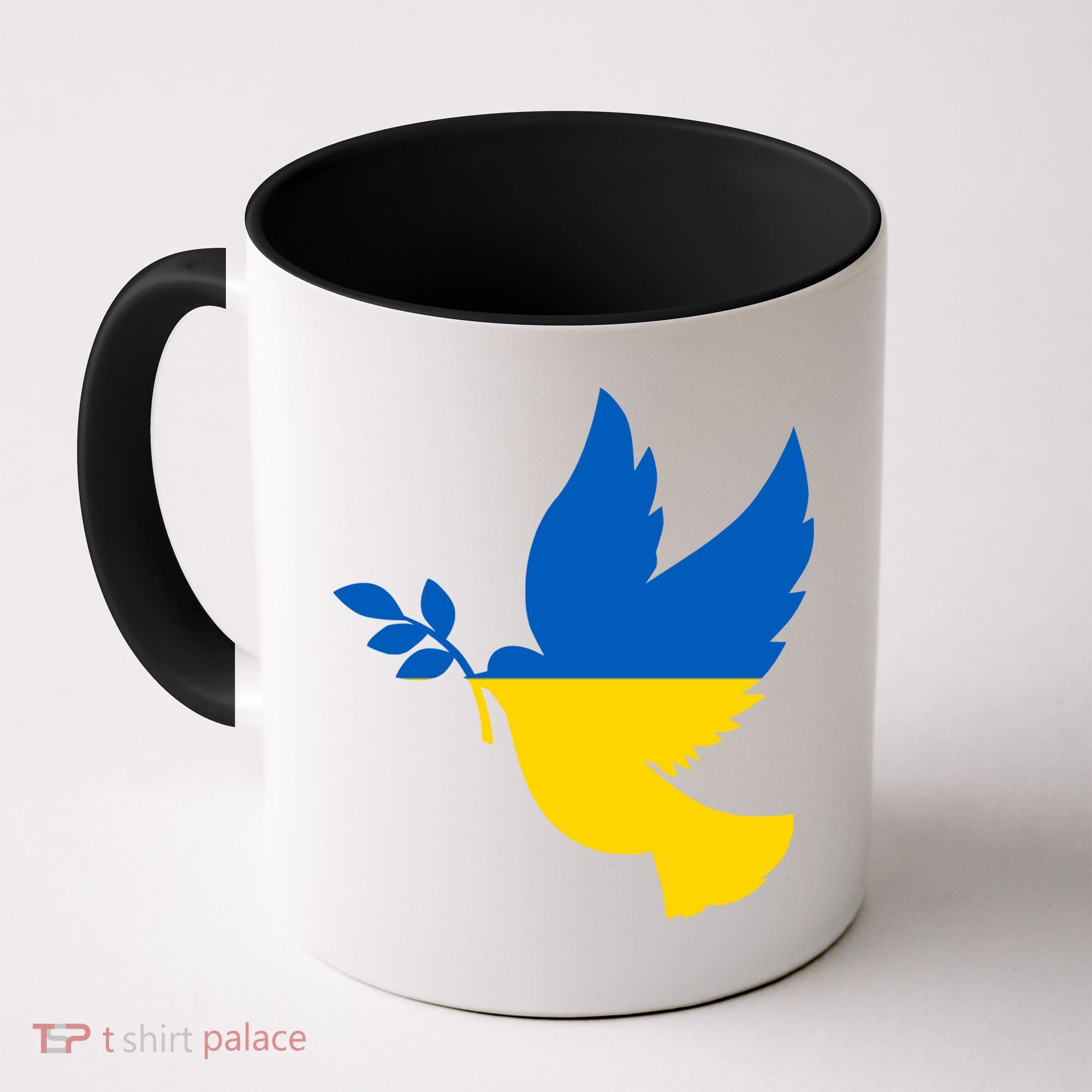 Peace In Ukraine Dove Coffee Mug