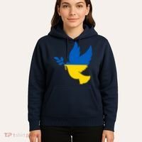 Peace In Ukraine Dove Hoodie thumb 5