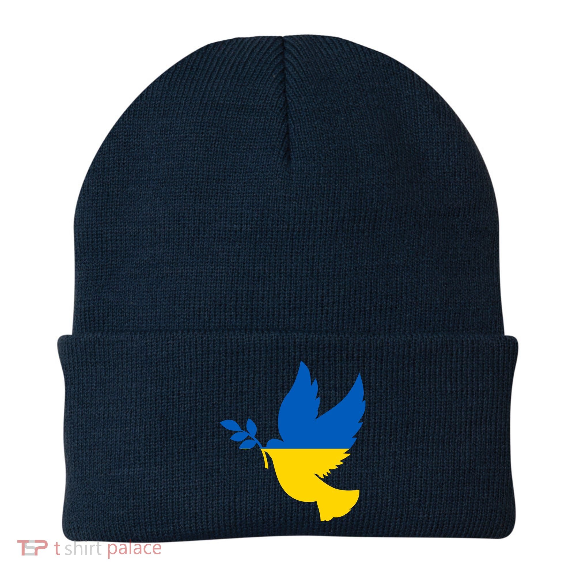Peace In Ukraine Dove Beanie