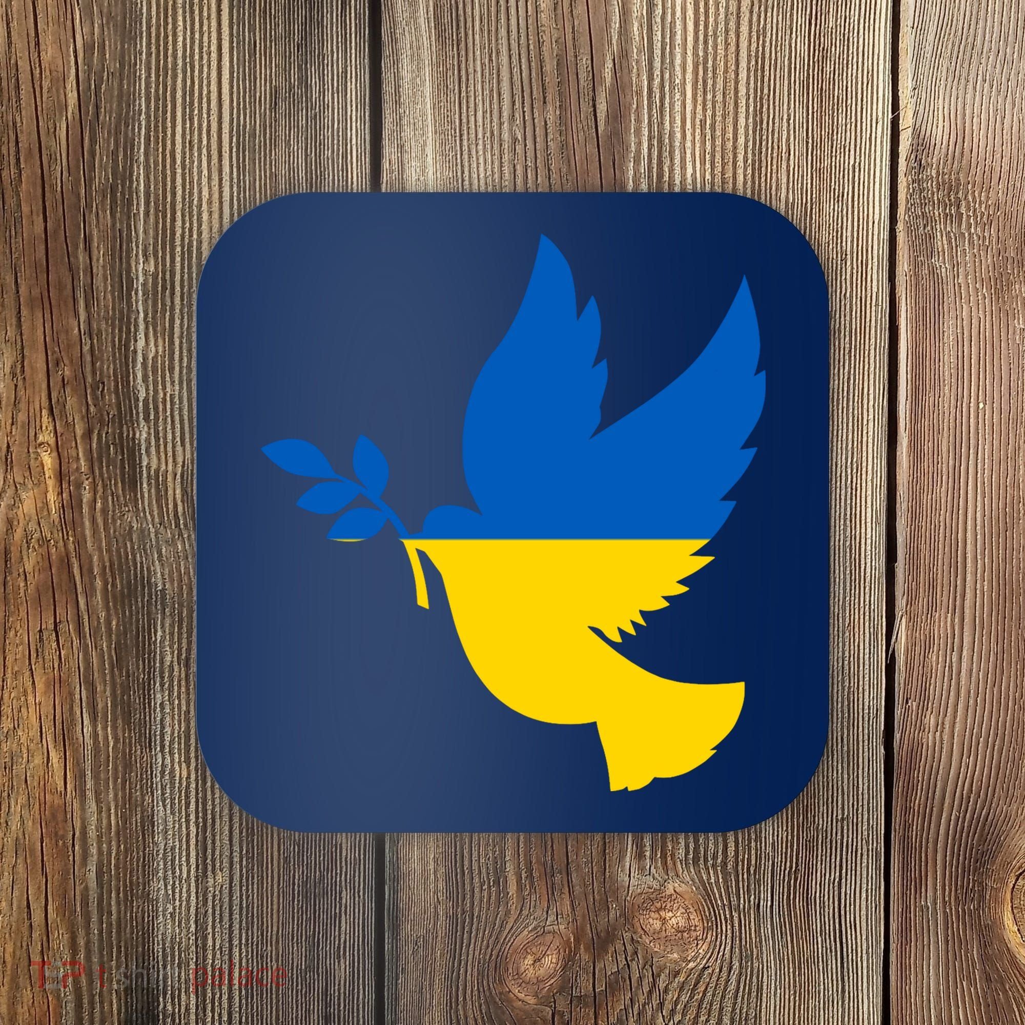 Peace In Ukraine Dove Coaster