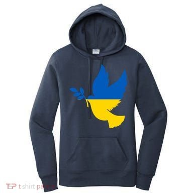Peace In Ukraine Dove Women's Hoodie