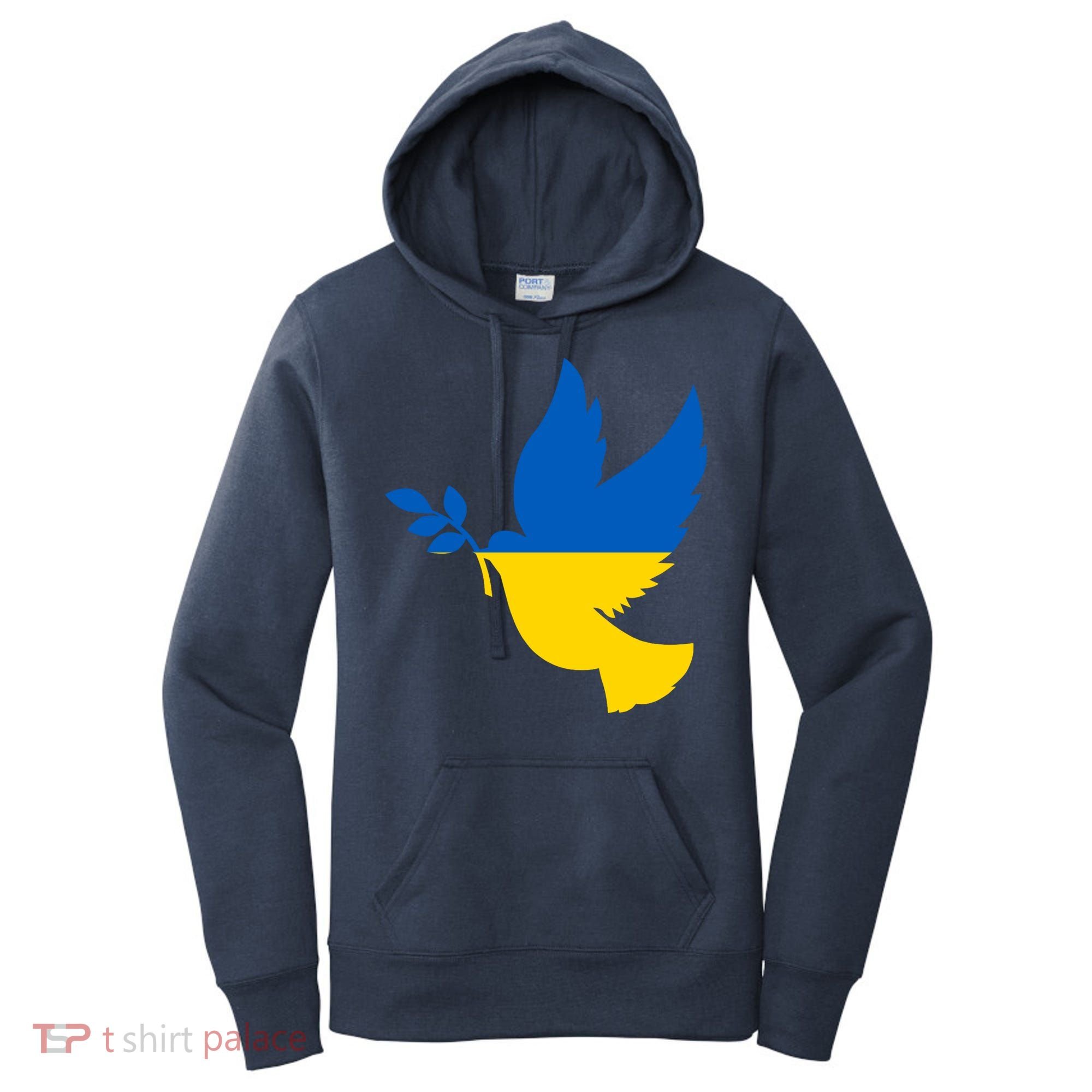 Peace In Ukraine Dove Women's Hoodie