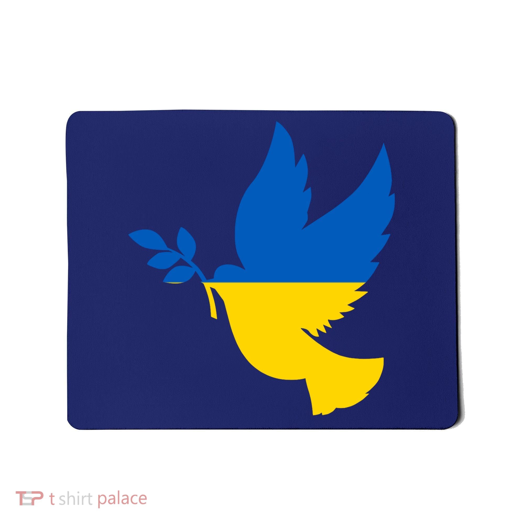 Peace In Ukraine Dove Mousepad