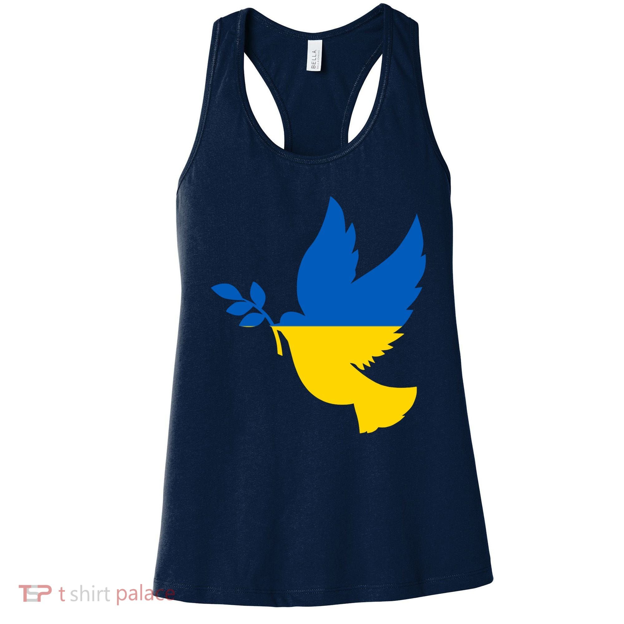 Peace In Ukraine Dove Women's Tank Top
