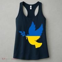 Peace In Ukraine Dove Women's Tank Top thumb 3