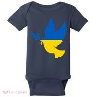 Peace In Ukraine Dove Baby Bodysuit thumb 0