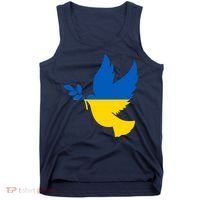 Peace In Ukraine Dove Tank Top thumb 0