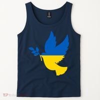 Peace In Ukraine Dove Tank Top thumb 2