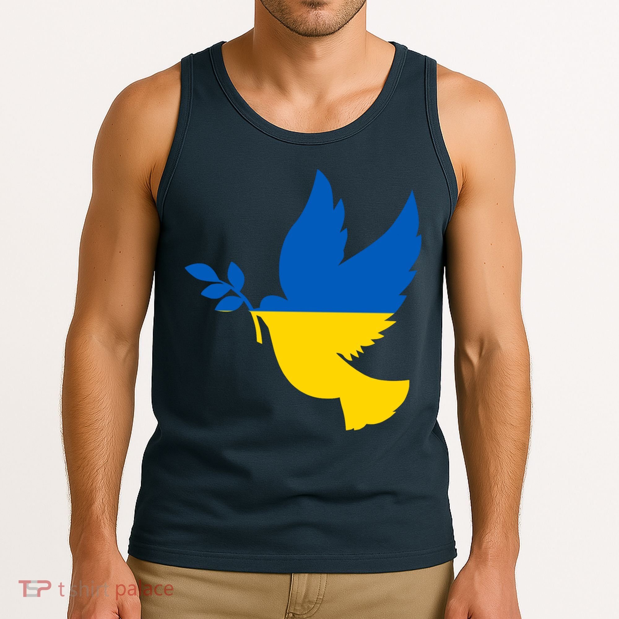 Peace In Ukraine Dove Tank Top
