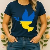 Peace In Ukraine Dove Women's T-Shirt thumb 2