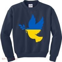 Peace In Ukraine Dove Kids Sweatshirt thumb 0