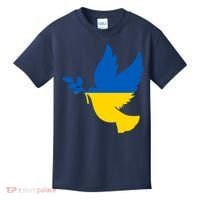 Peace In Ukraine Dove Kids T-Shirt thumb 0