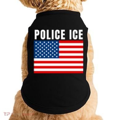 Police Ice  Us Immigration Agent Uniform Doggie Tank