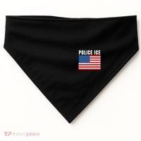 Police Ice  Us Immigration Agent Uniform USA-Made Doggie Bandana thumb 0