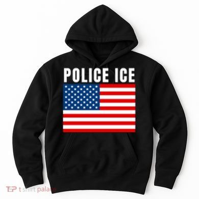 Police Ice  Us Immigration Agent Uniform Hoodie