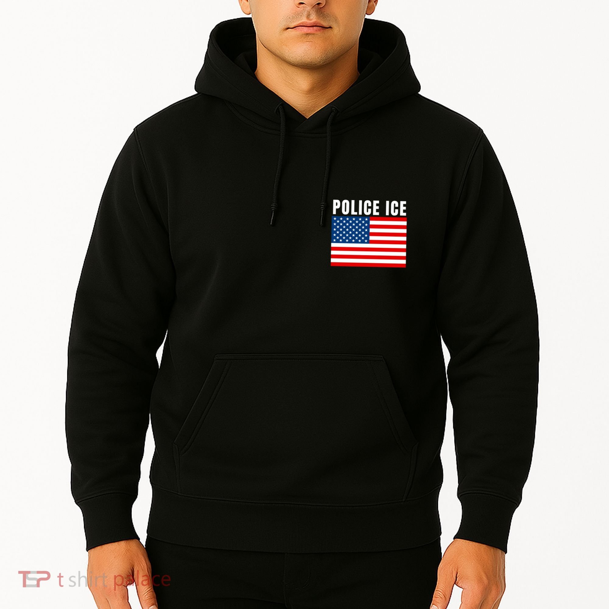 Police Ice  Us Immigration Agent Uniform Hoodie