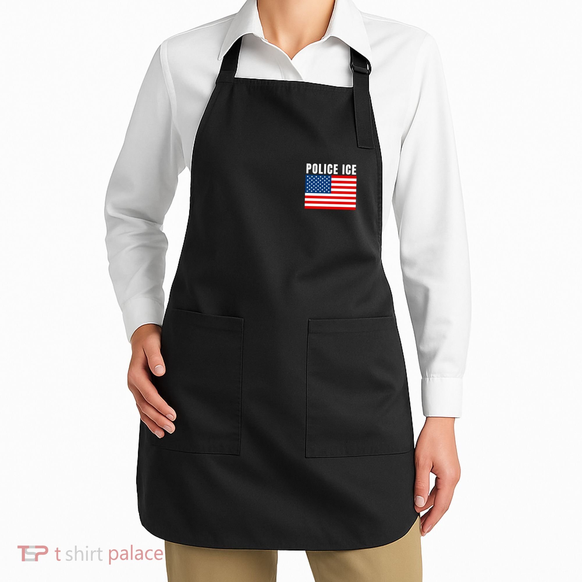 Police Ice  Us Immigration Agent Uniform Apron