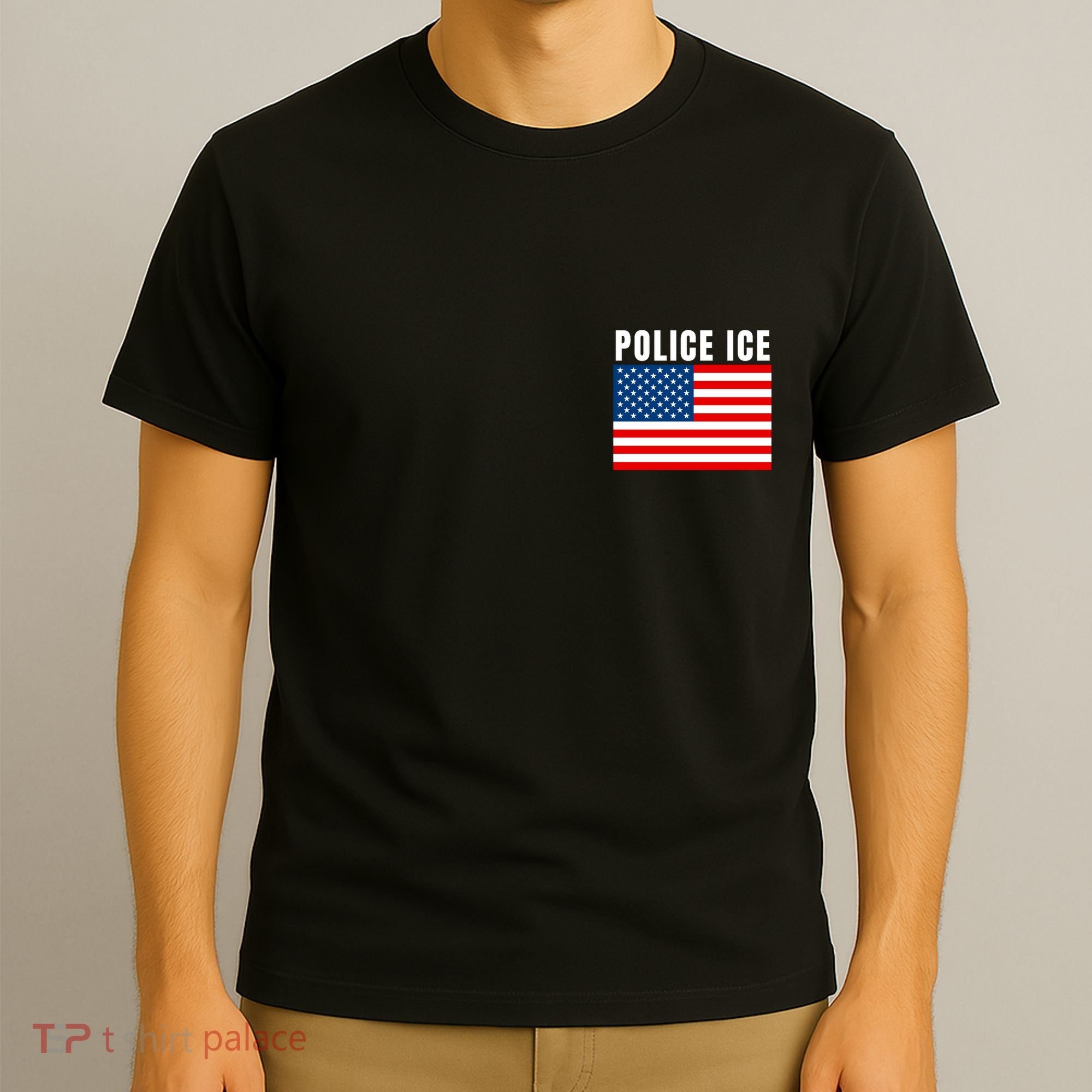 Police Ice  Us Immigration Agent Uniform T-Shirt