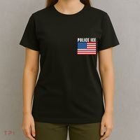 Police Ice  Us Immigration Agent Uniform T-Shirt thumb 4