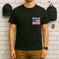 Police Ice  Us Immigration Agent Uniform T-Shirt thumb 6