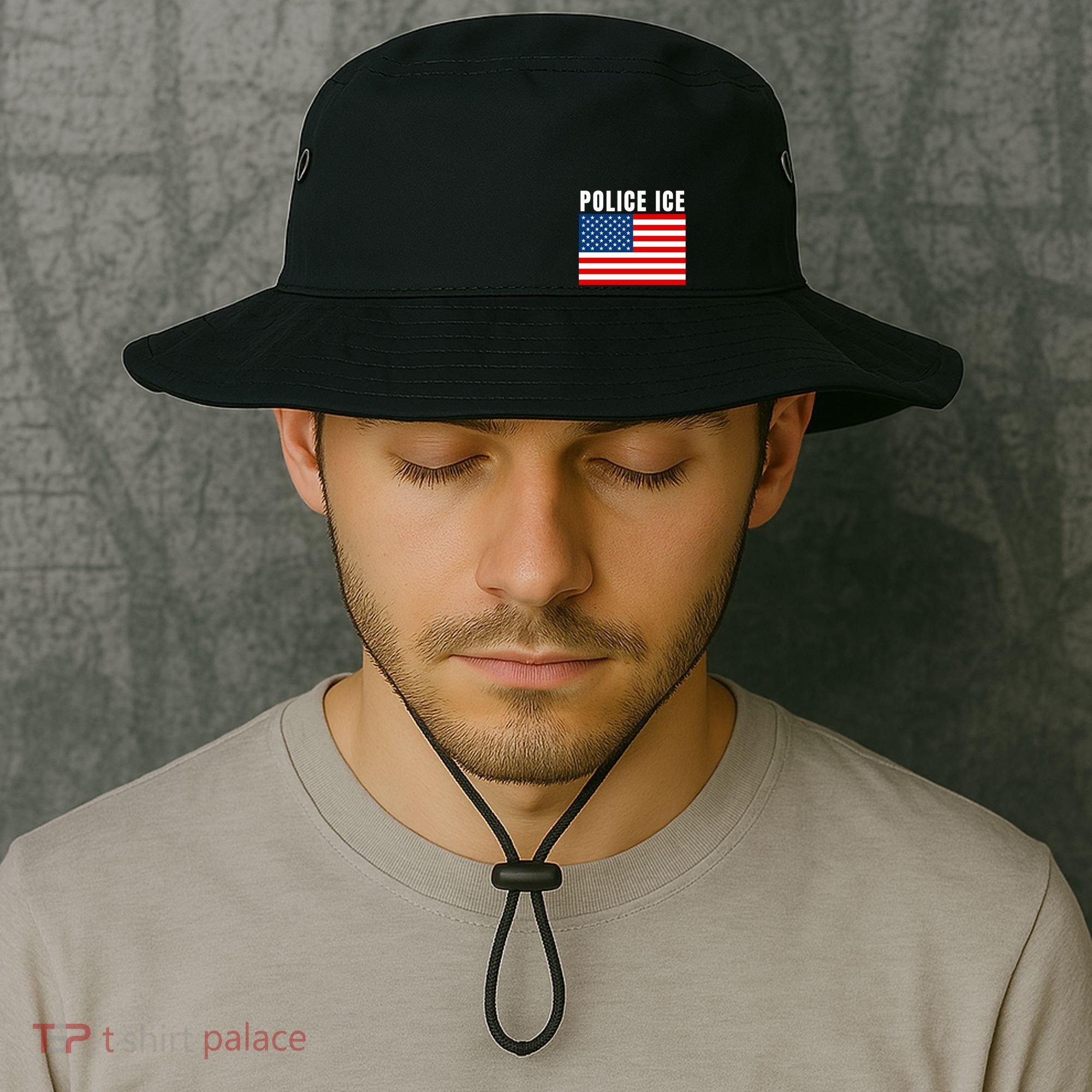 Police Ice  Us Immigration Agent Uniform Bucket Hat