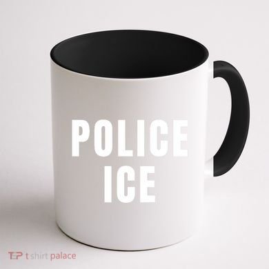 Police Ice  Us Immigration Agent Uniform Coffee Mug back