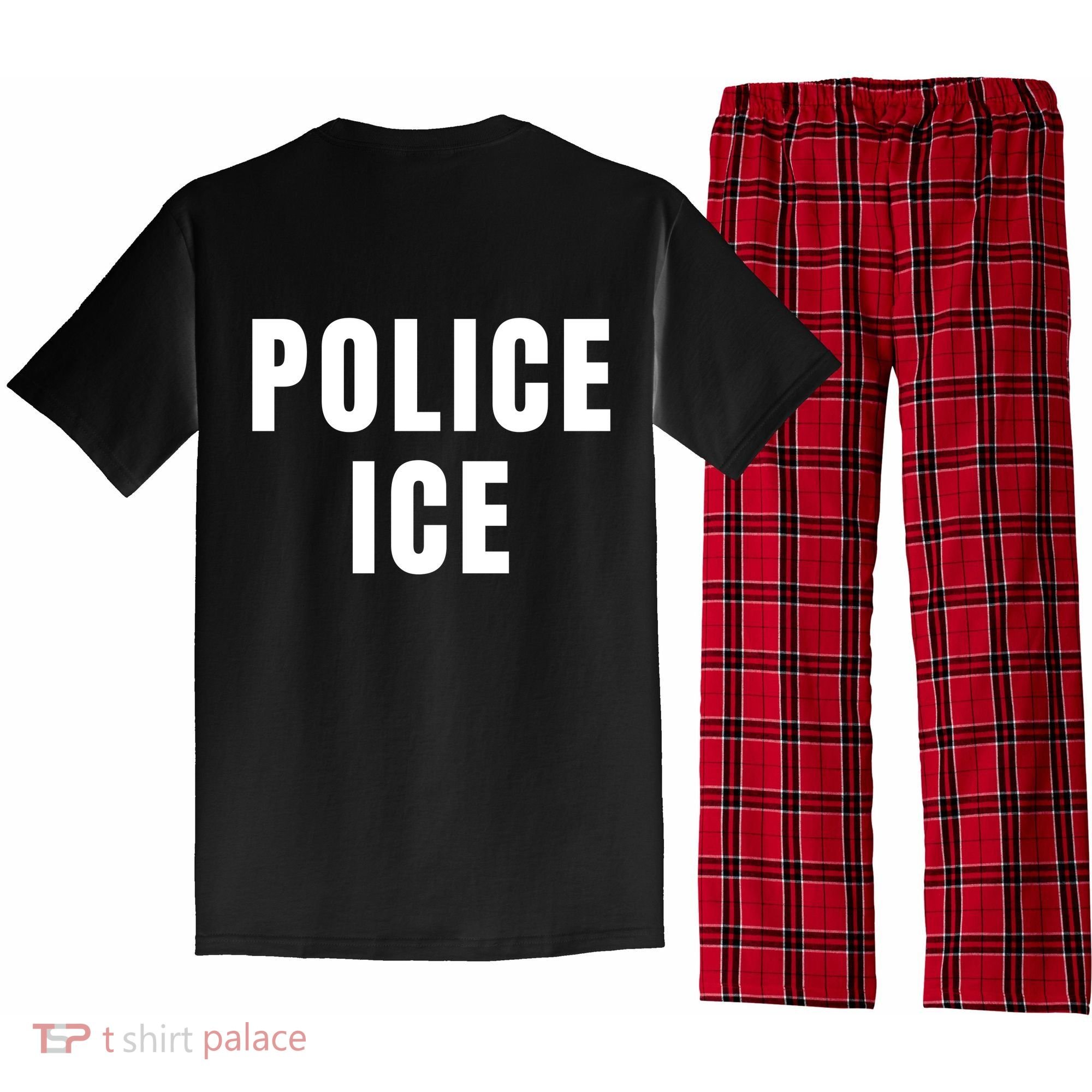 Police Ice  Us Immigration Agent Uniform Pajama Set