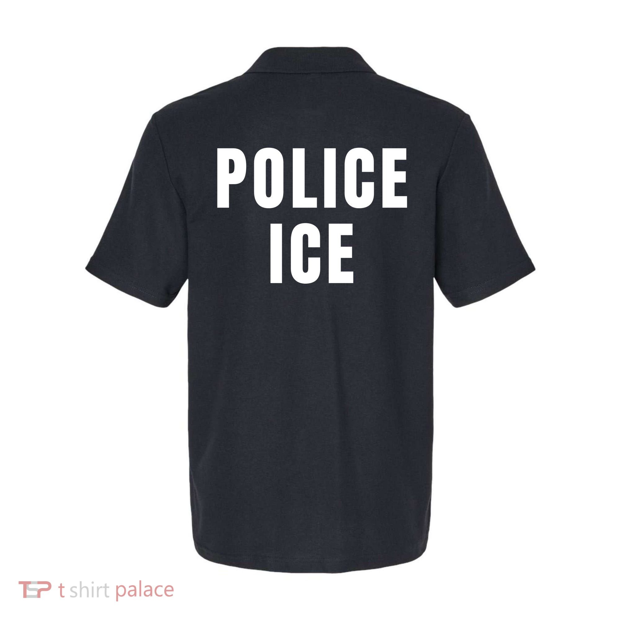 Police Ice  Us Immigration Agent Uniform Polo