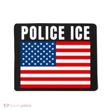 Police Ice  Us Immigration Agent Uniform Mousepad