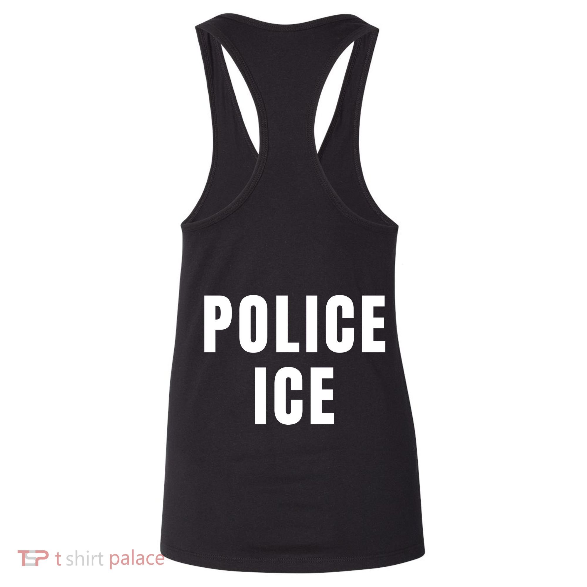 Police Ice  Us Immigration Agent Uniform Women's Tank Top