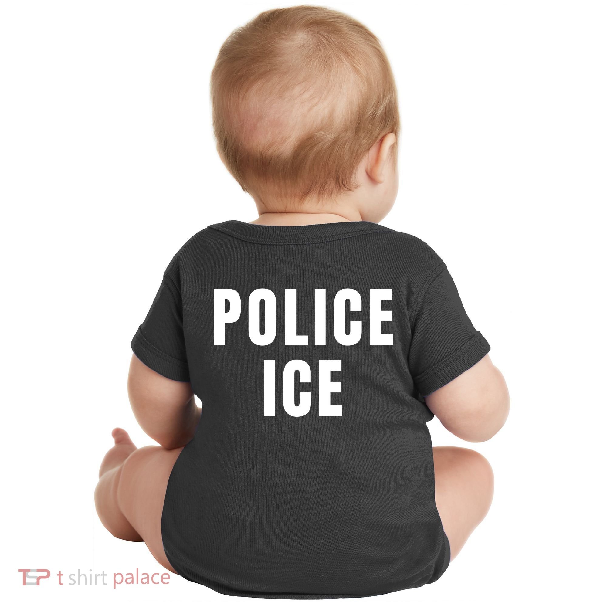 Police Ice  Us Immigration Agent Uniform Baby Bodysuit