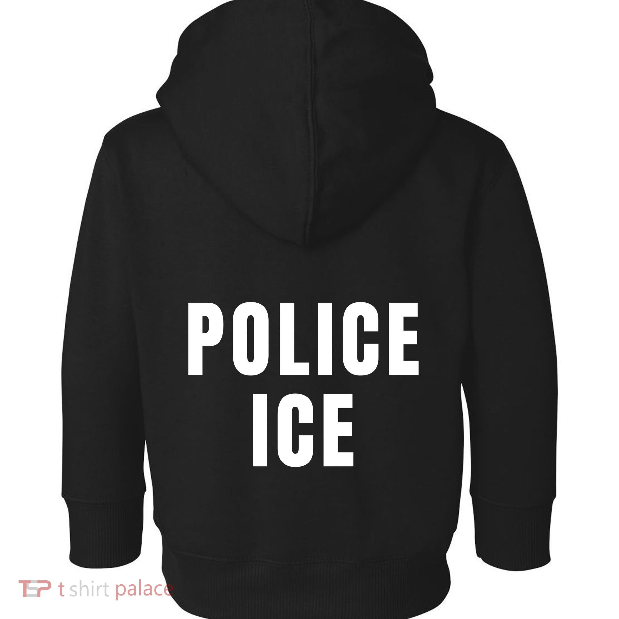 Police Ice  Us Immigration Agent Uniform Toddler Hoodie