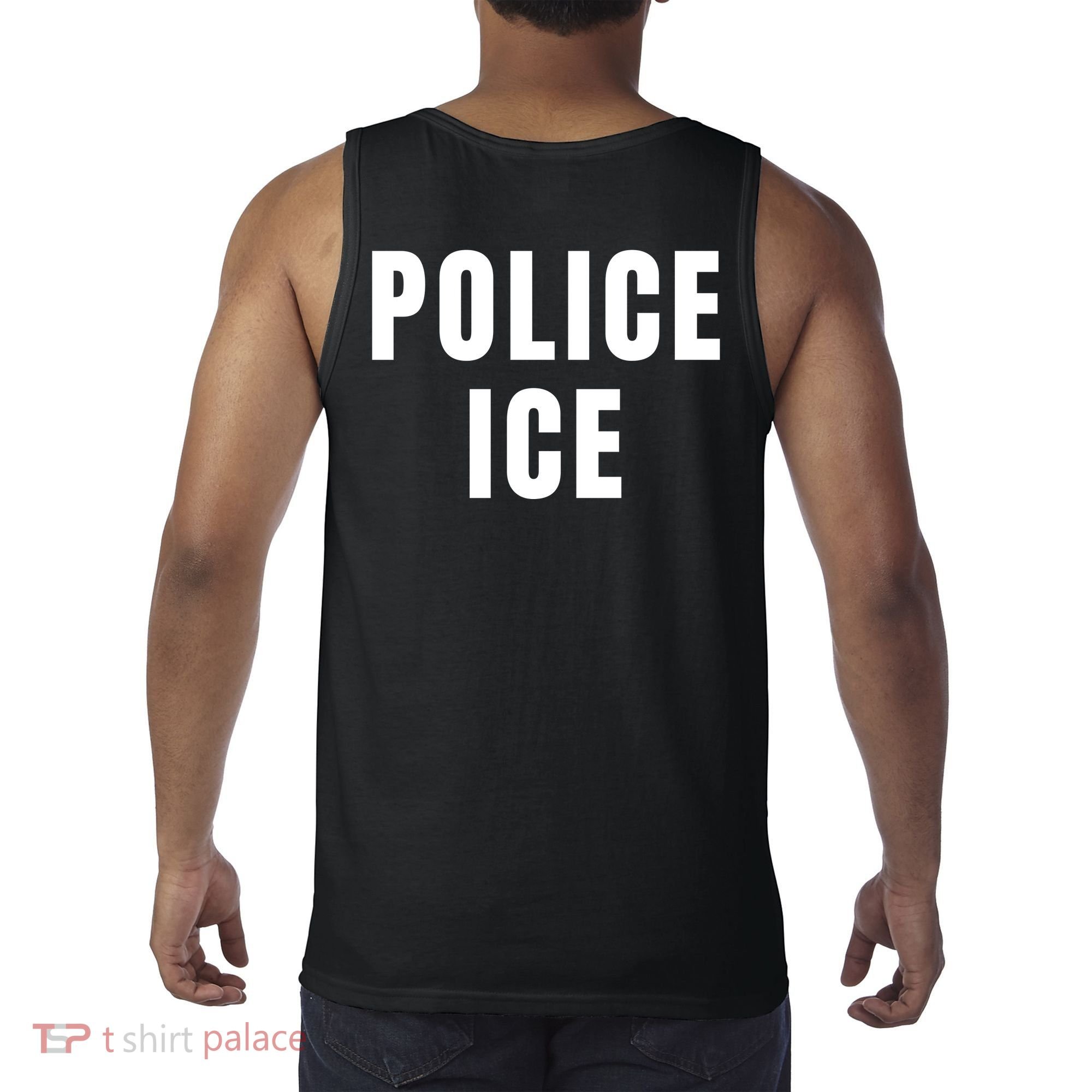 Police Ice  Us Immigration Agent Uniform Tank Top