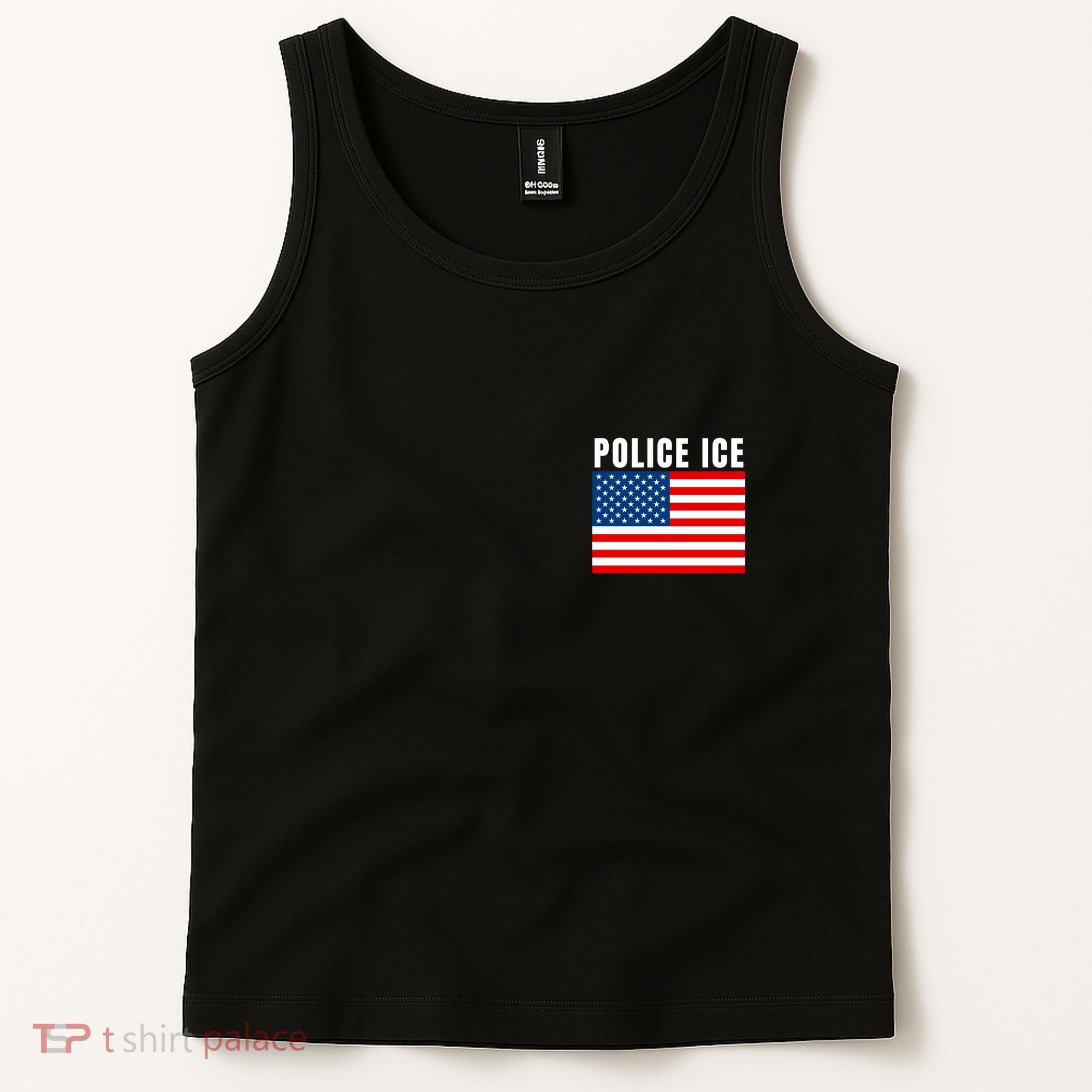 Police Ice  Us Immigration Agent Uniform Tank Top