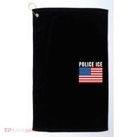Police Ice  Us Immigration Agent Uniform Golf Towel thumb 0