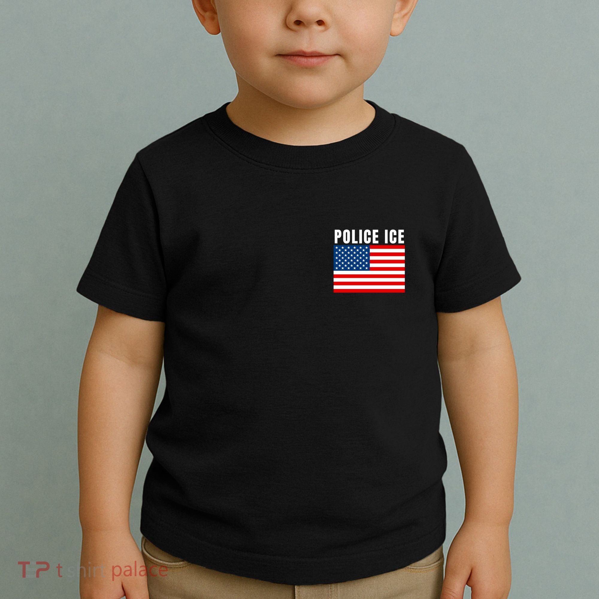 Police Ice  Us Immigration Agent Uniform Toddler T-Shirt