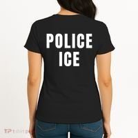 Police Ice  Us Immigration Agent Uniform Women's T-Shirt thumb 1