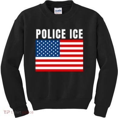 Police Ice  Us Immigration Agent Uniform Kids Sweatshirt