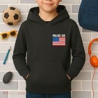 Police Ice  Us Immigration Agent Uniform Kids Hoodie thumb 2