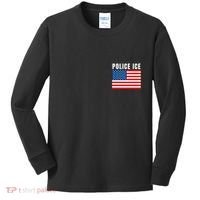 Police Ice  Us Immigration Agent Uniform Kids Long Sleeve Shirt thumb 0