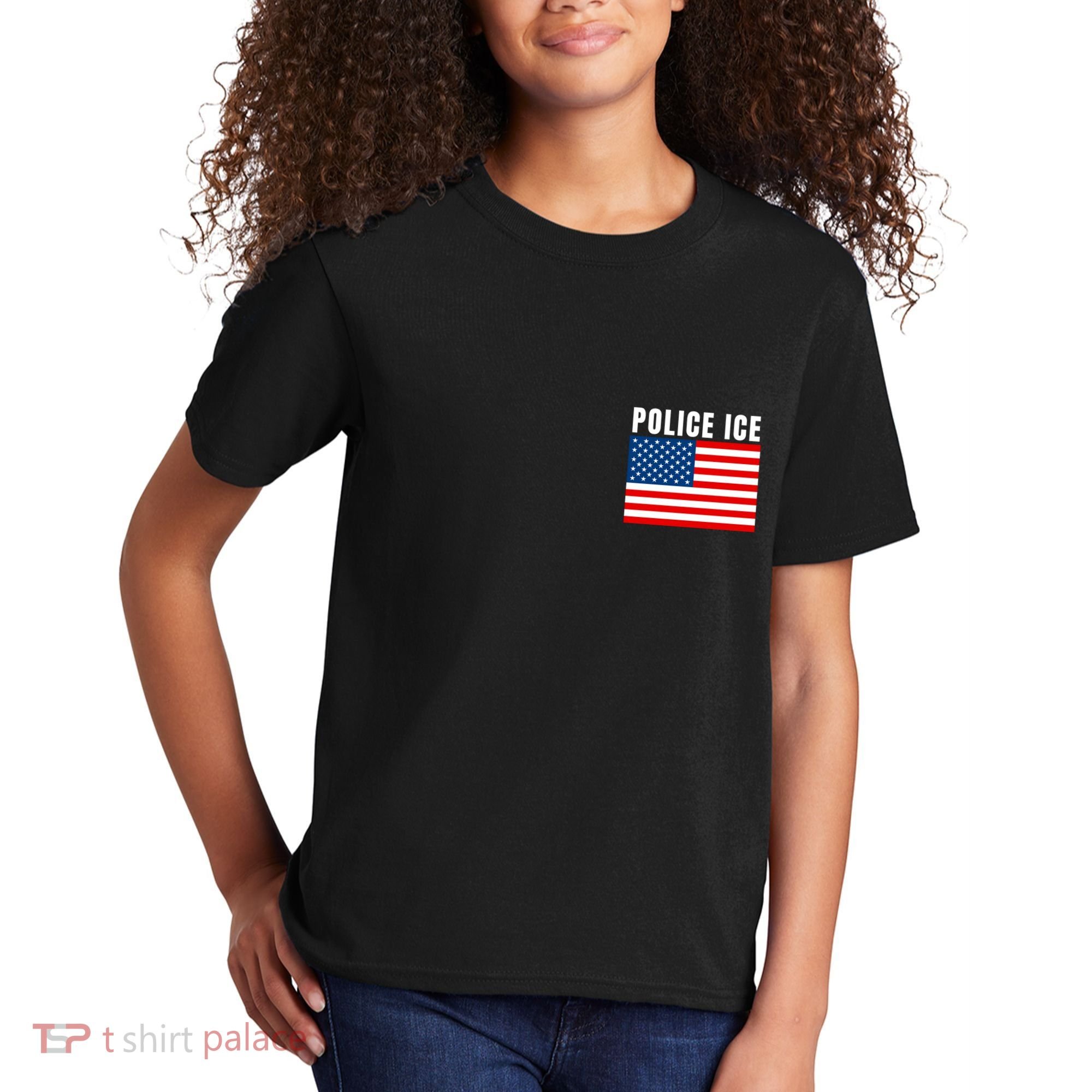 Police Ice  Us Immigration Agent Uniform Kids T-Shirt