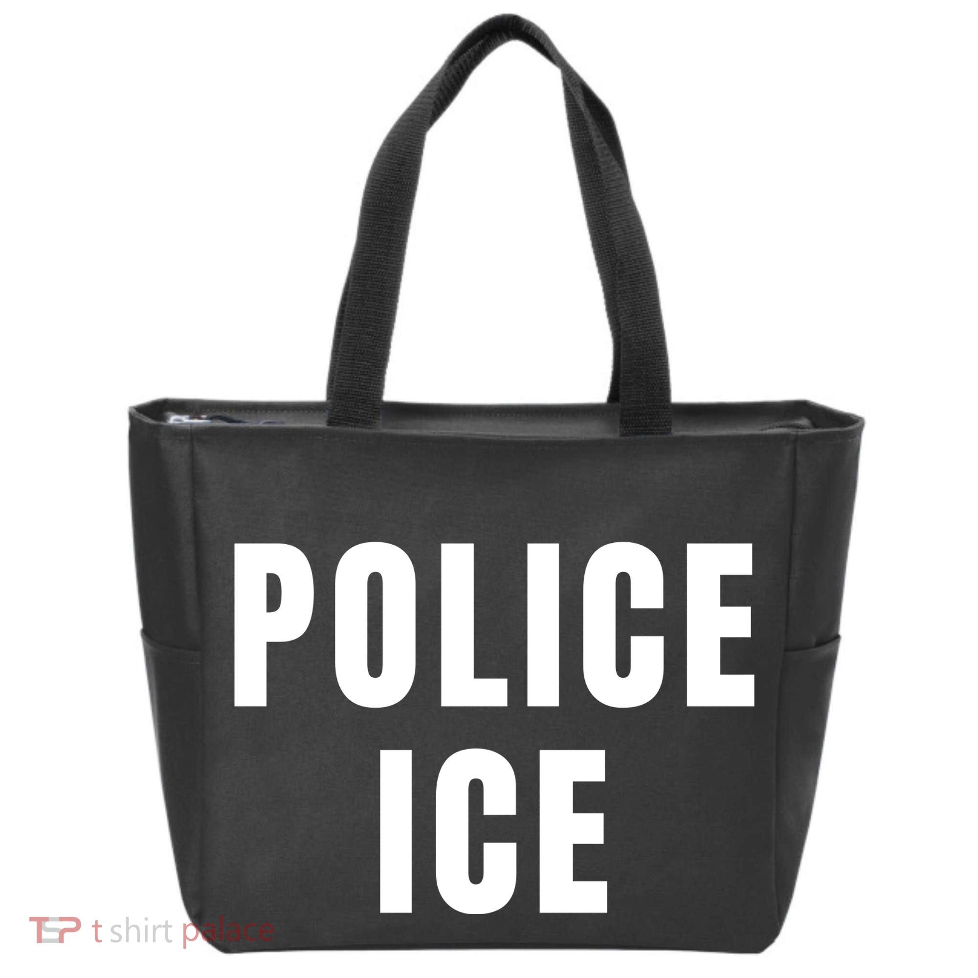 Police Ice  Us Immigration Agent Uniform Tote Bag