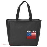 Police Ice  Us Immigration Agent Uniform Tote Bag thumb 0