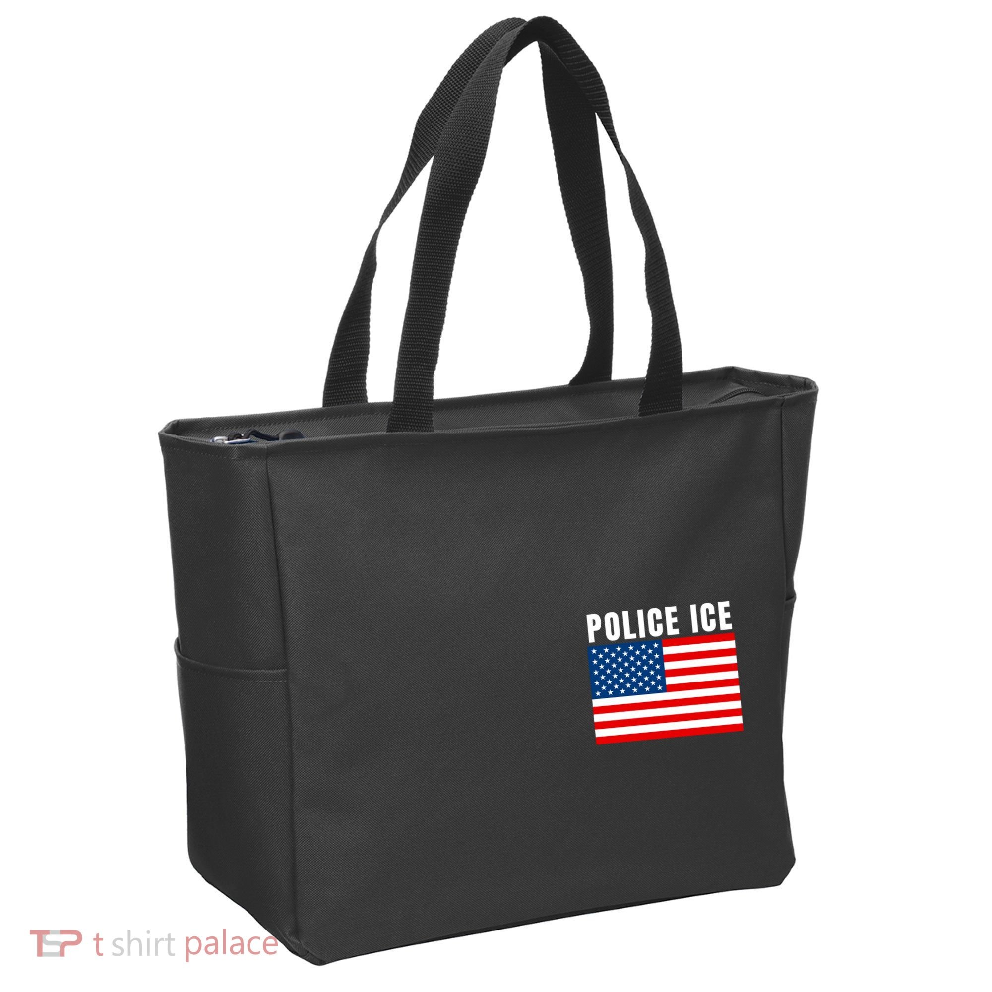 Police Ice  Us Immigration Agent Uniform Tote Bag