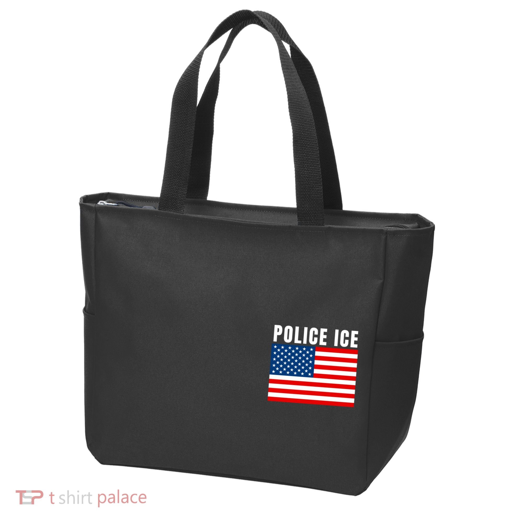 Police Ice  Us Immigration Agent Uniform Tote Bag