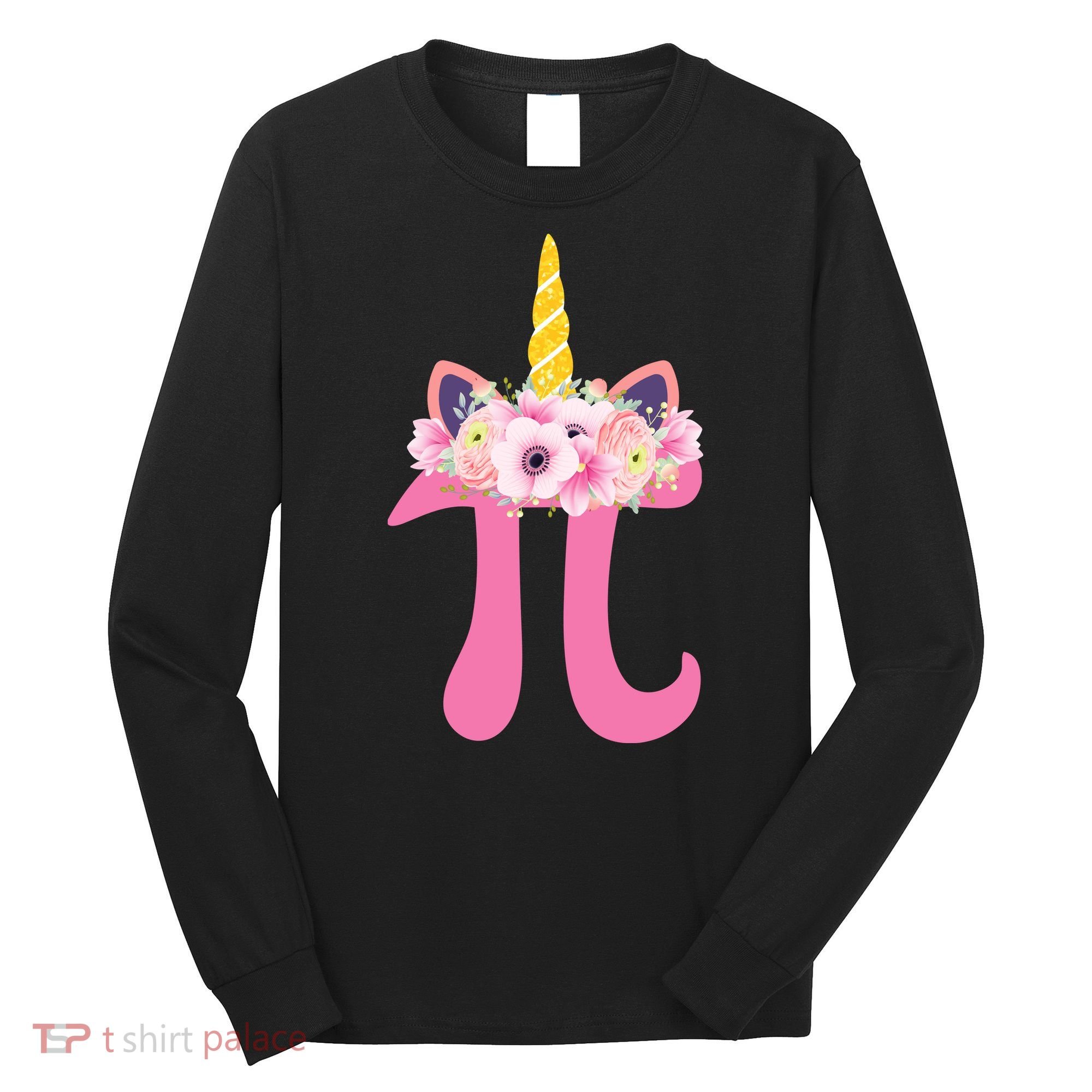 Unicorn Pi Day Long Sleeve Shirt