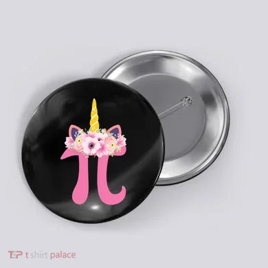 Unicorn Pi Day Button