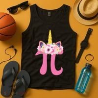 Unicorn Pi Day Tank Top thumb 4